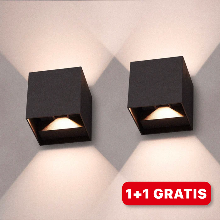 Stylish LED Cube Wall Lamp - LumiCube