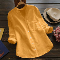 Luchtige Katoenen Linnen Dames Blouse – Maëlle