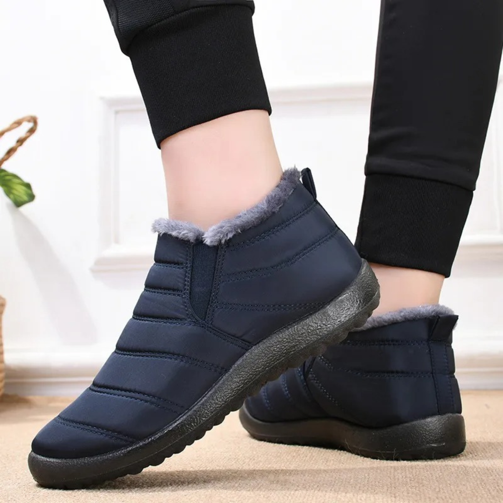 Comfy Fleece Ankle Boots - Elise