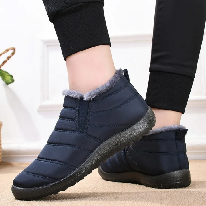 Comfy Fleece Ankle Boots - Elise
