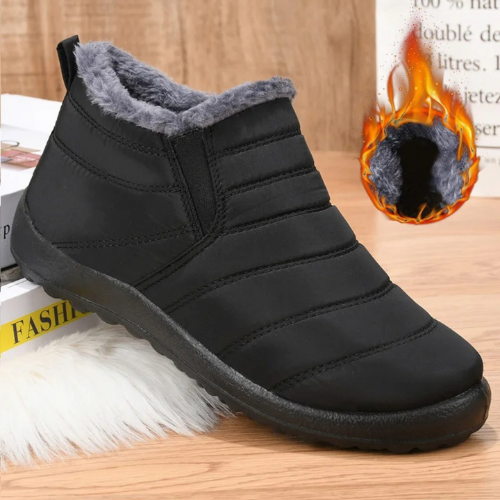 Comfy Fleece Ankle Boots - Elise