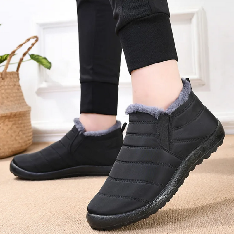Comfy Fleece Ankle Boots - Elise
