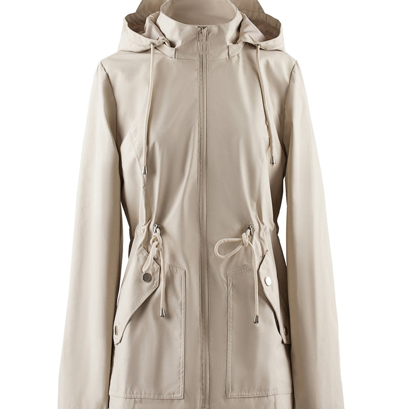 Dames Waterdichte Jas met Capuchon – Iris