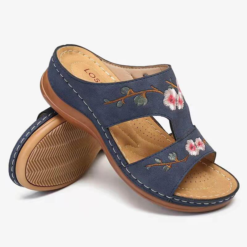 Orthopedic Women's Floral Sandals – Florina