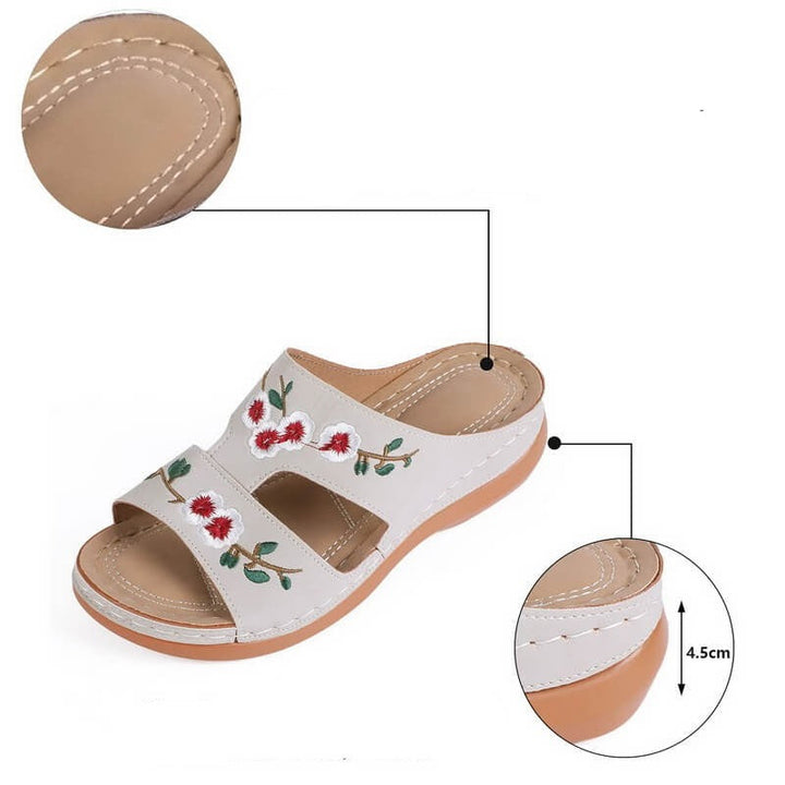 Orthopedic Women's Floral Sandals – Florina