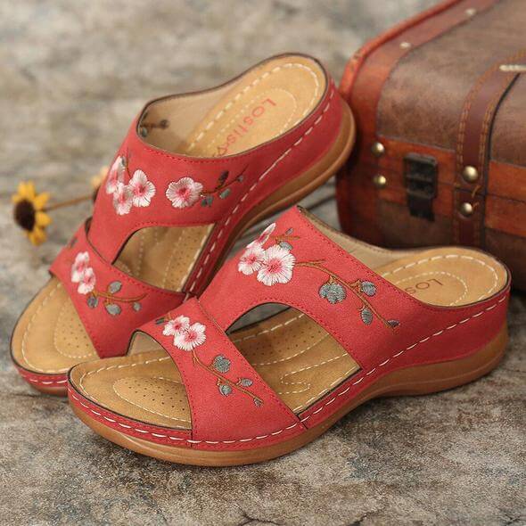 Orthopedic Women's Floral Sandals – Florina