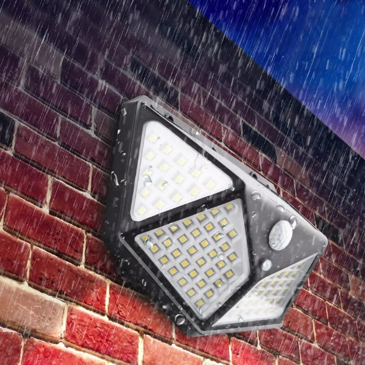 MULTIFUNCTIONELE SOLAR LAMP - WATERDICHTE LED TUINVERLICHTING MET BEWEGINGSSENSOR