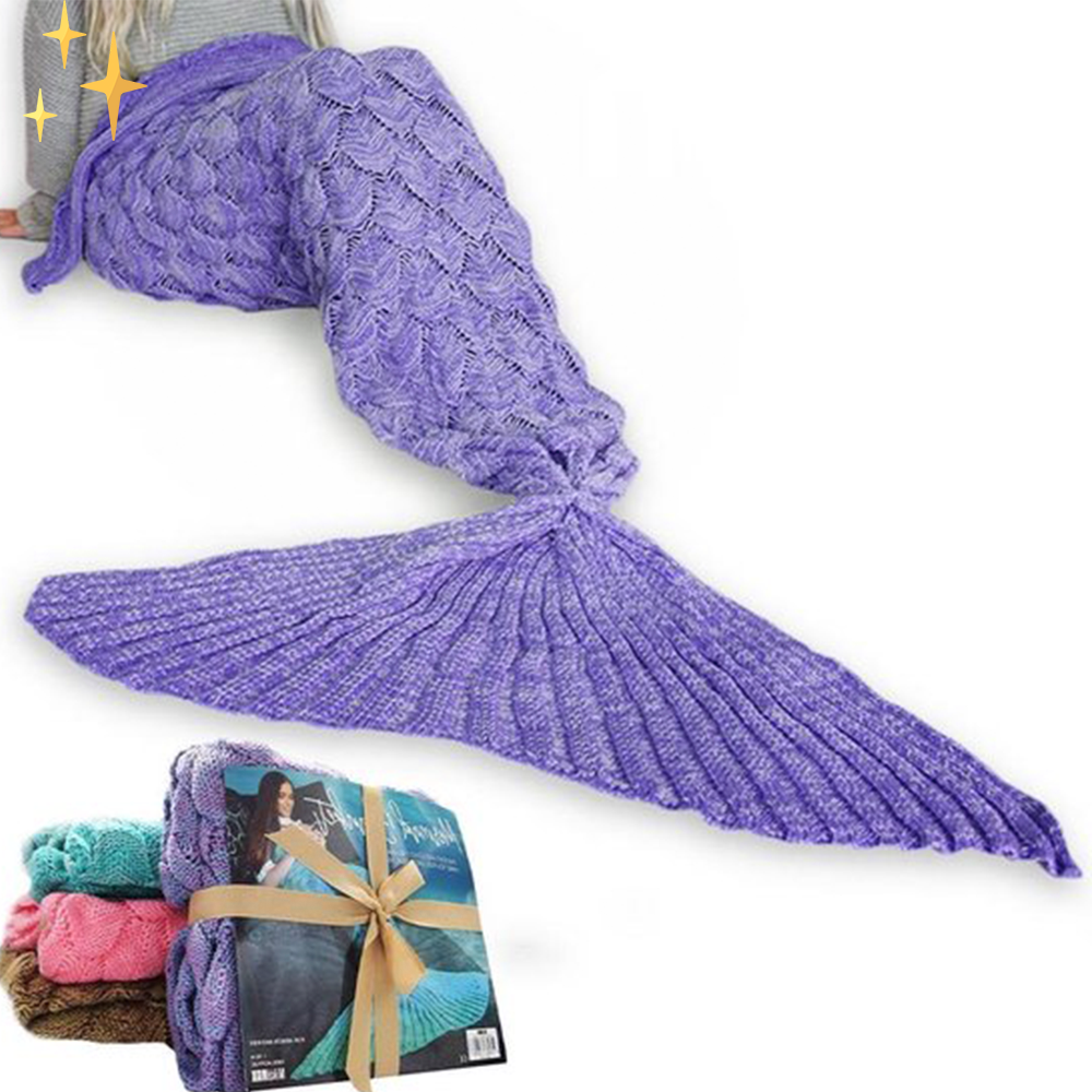 Warme Gebreide Zeemeerminnen Staart - MermaidDreams