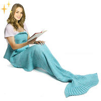 Warme Gebreide Zeemeerminnen Staart - MermaidDreams