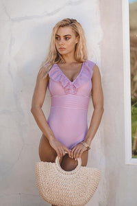 Retro Swimsuit with Print - Julia