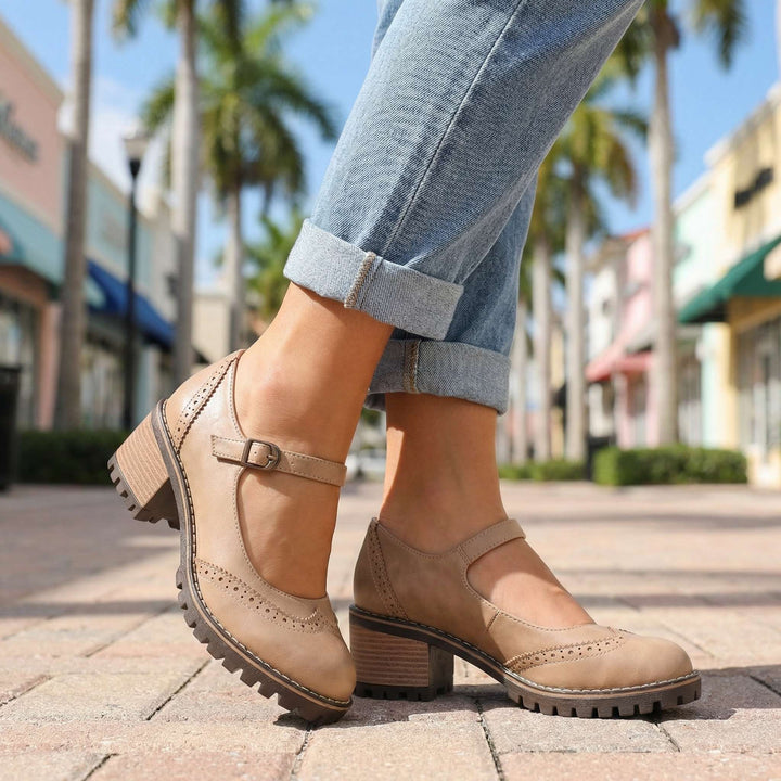 Vintage Mary Jane Shoes for Women with Adjustable Strap 6