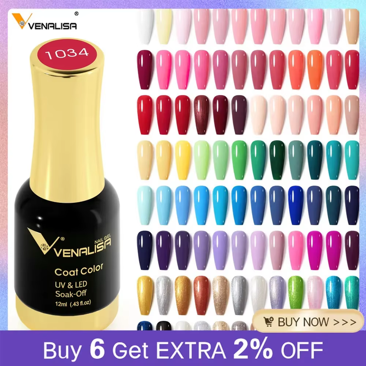 Gel Nail Polish UV LED – Luxury Colors 12ML