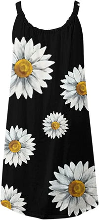Boho chic summer dress with floral print – Karla