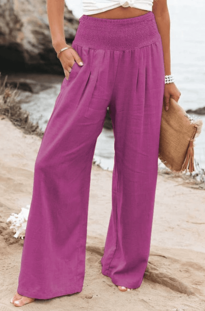 Trendy Palazzo Pants with Boho Flair – Yasmin