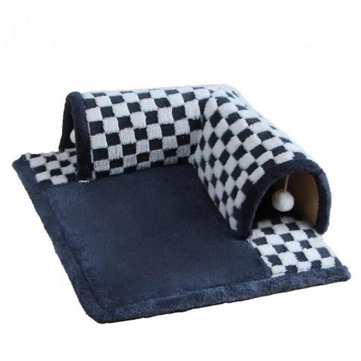 2-in-1 Katten Tunnel Bed - FurryFun