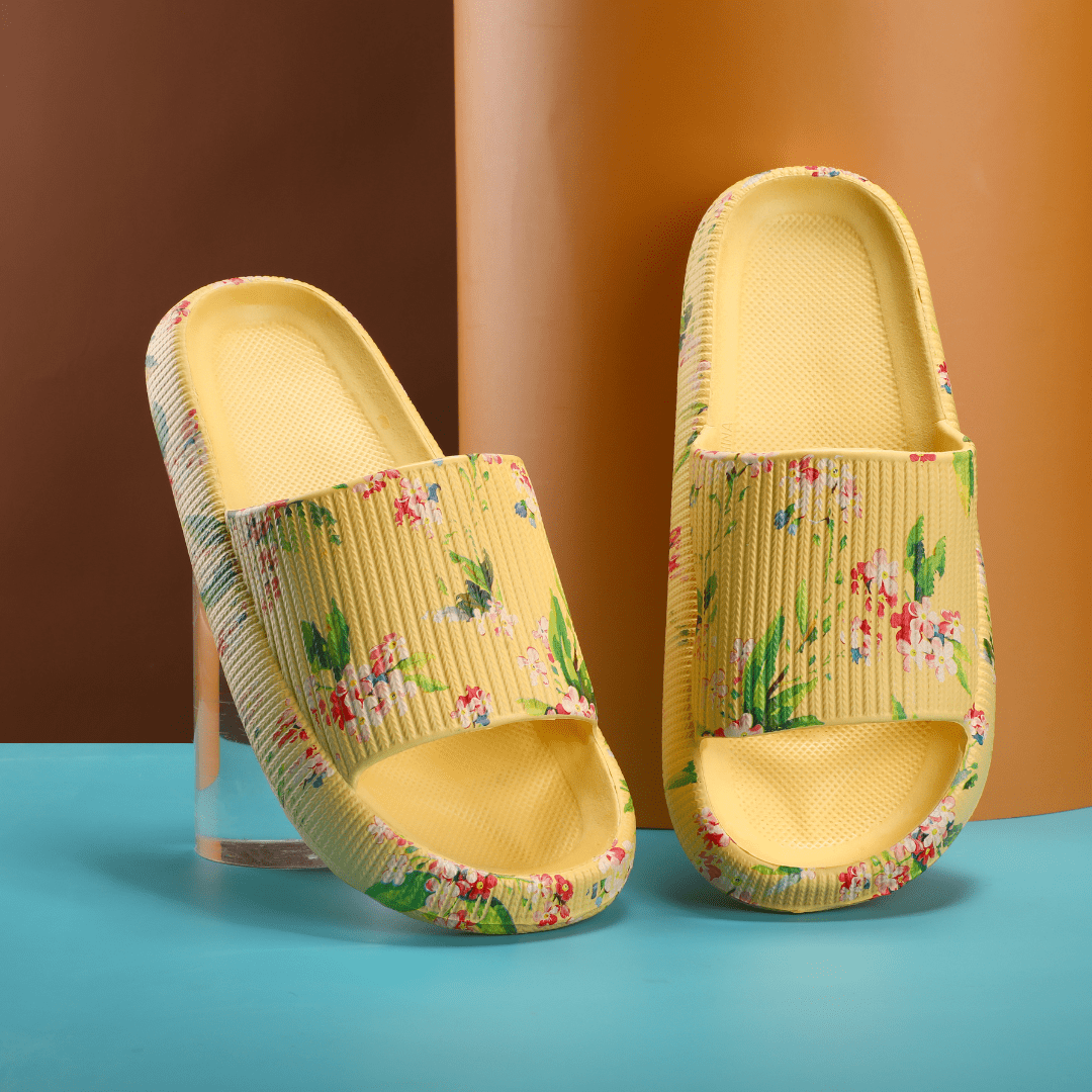 Comfortable Cushioned Slippers - Nora