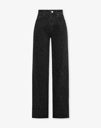 Women's Glitter Jeans for a Sparkling Look - Jade