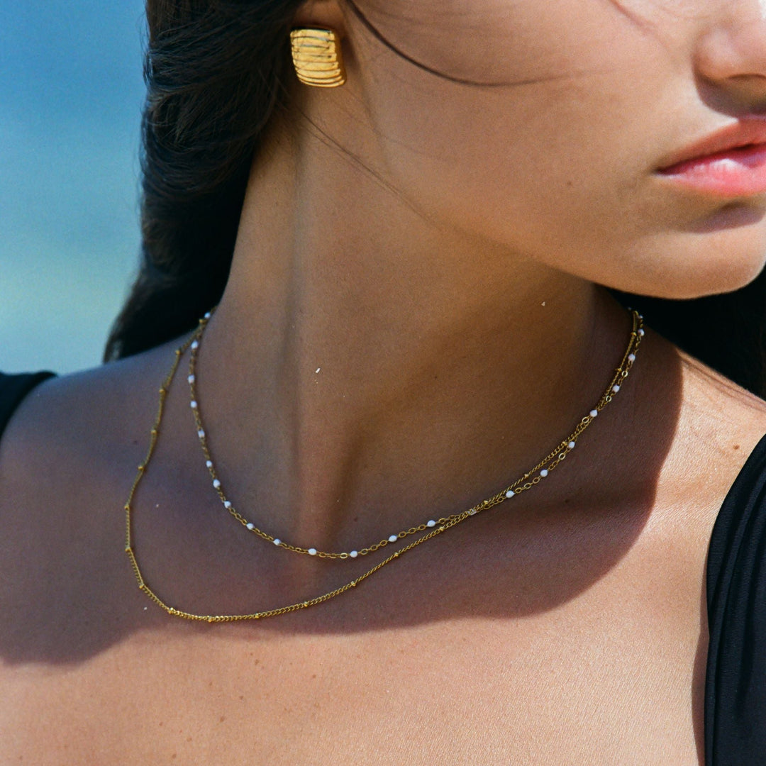 Double Beaded Choker - Amara