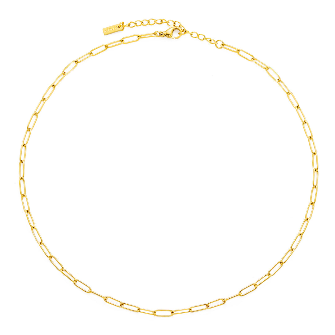 Paperclip Choker Necklace - Lina
