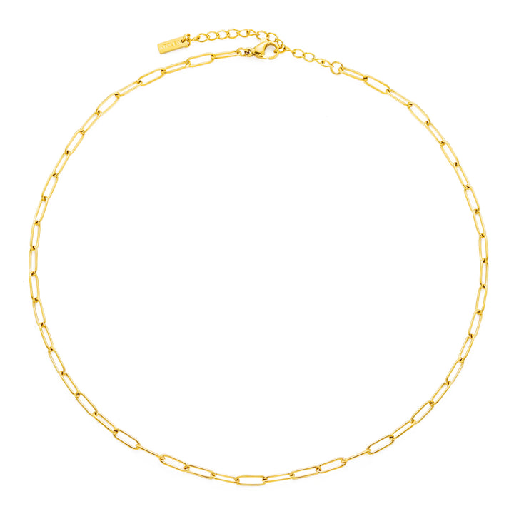 Paperclip Choker Necklace - Lina