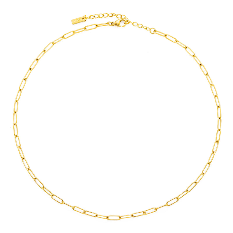 Paperclip Choker Necklace - Lina