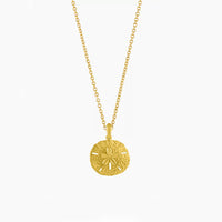 Necklace with Sand Dollar Pendant - Marisol