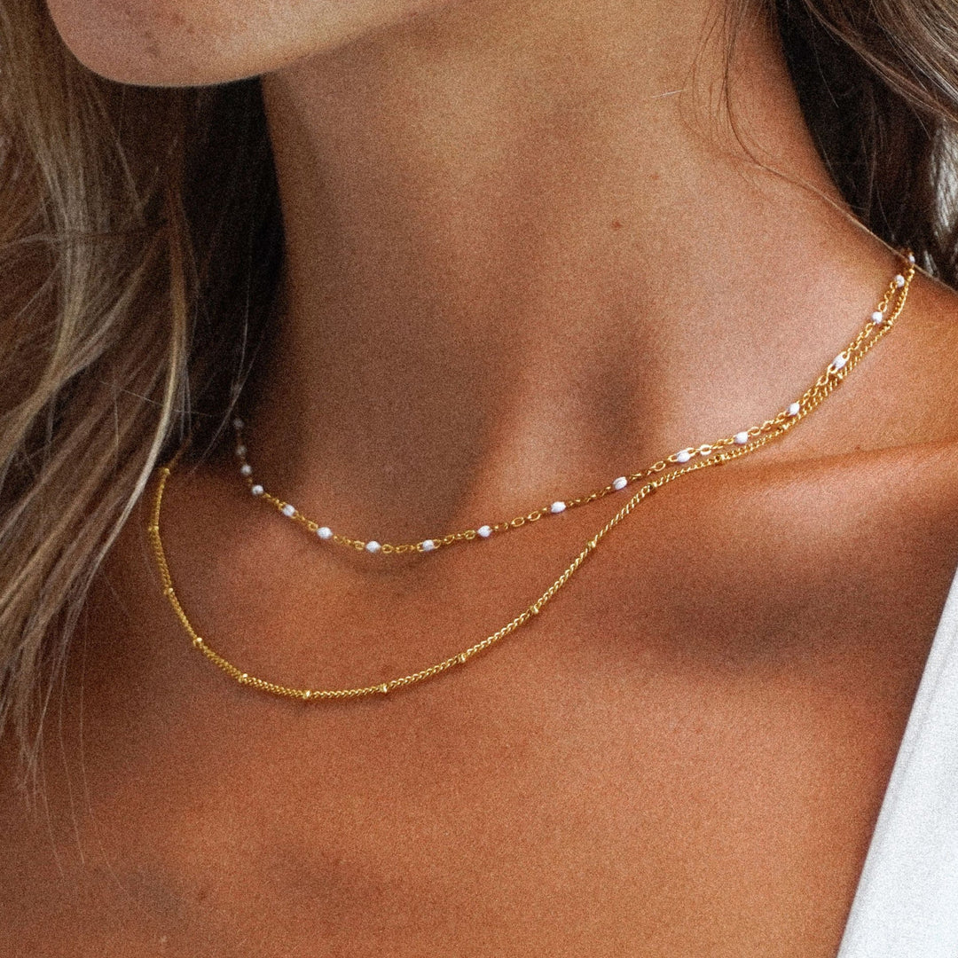Double Beaded Choker - Amara