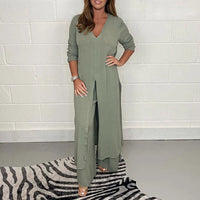 Casual Two-Piece Leisure Suit for Women - Nova