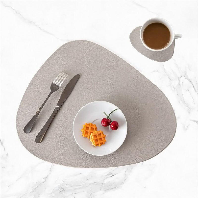 Waterproof Leather Placemat Set - Tablevo