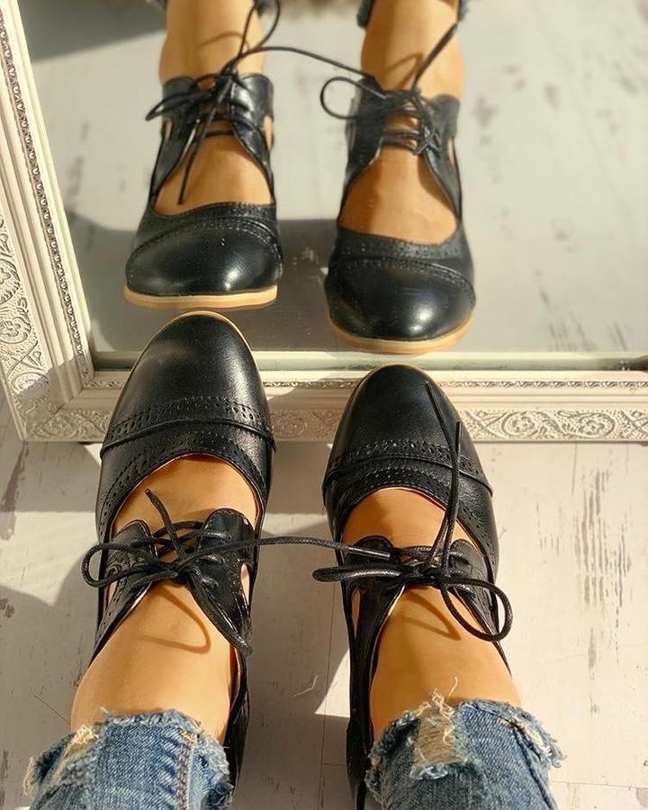 Ortodontyczne buty vintage - Lucia