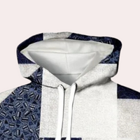 Trendy Checked Hoodie for Men - Cedric