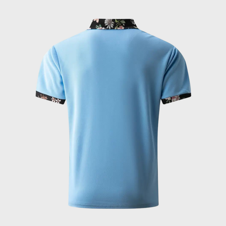 Men's Polo with Subtle Print - Noah
