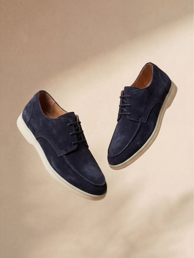 Luxury Leather Lace-Up Loafers for Men - Diederik