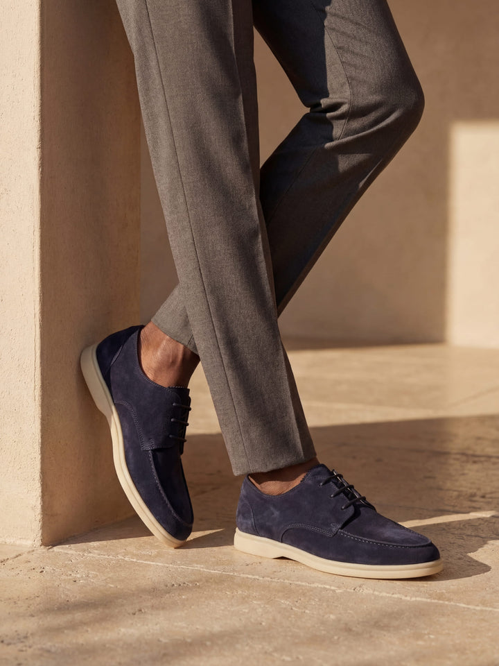 Luxury Leather Lace-Up Loafers for Men - Diederik