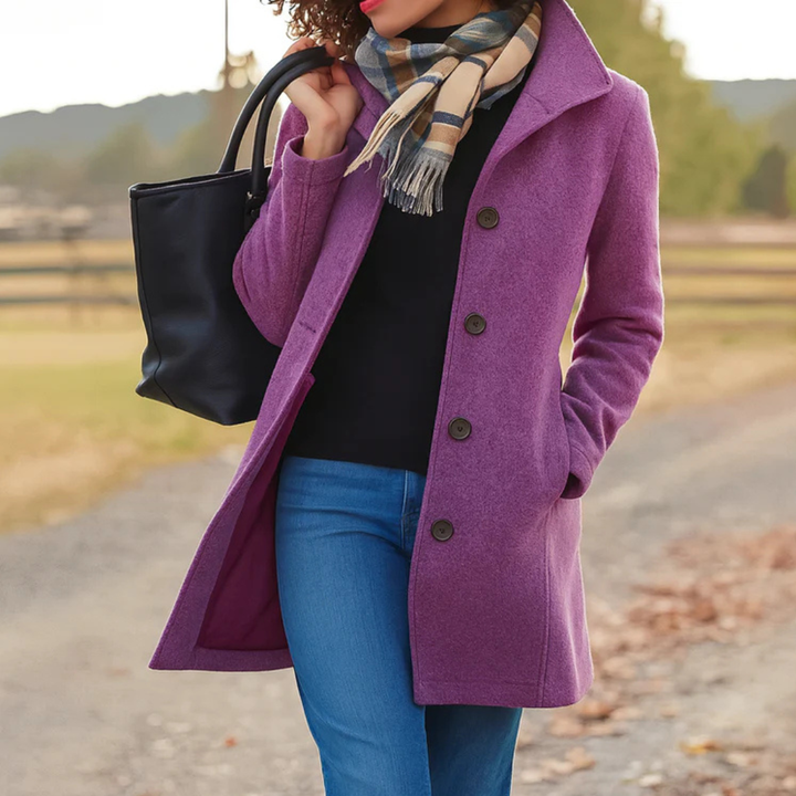 Heritage Button-Up Coat for Women 5