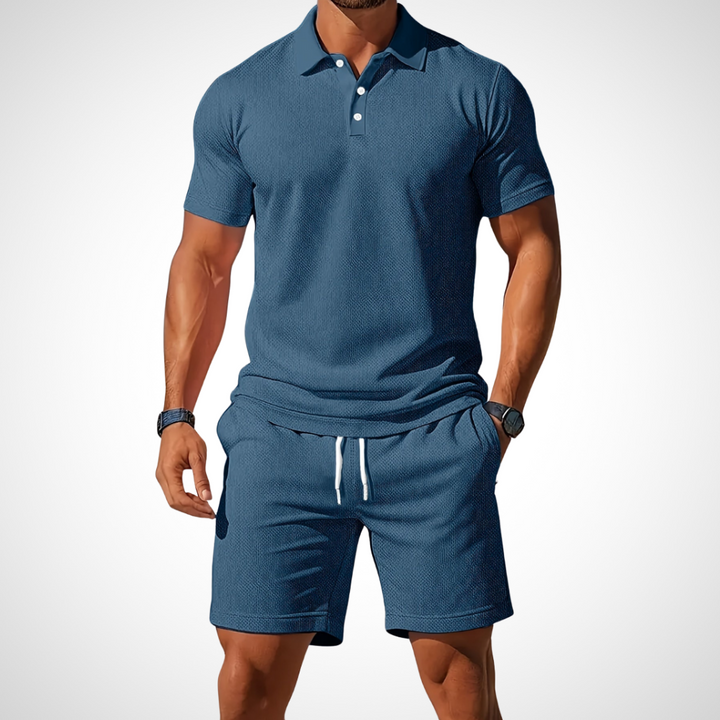 Casual Polo and Shorts Set for Men – Enrico