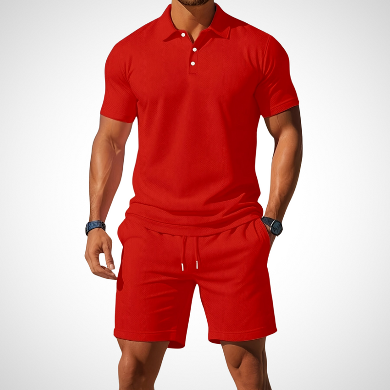 Casual Polo and Shorts Set for Men – Enrico