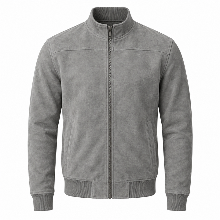 Blouson aviateur en daim pour homme au quotidien