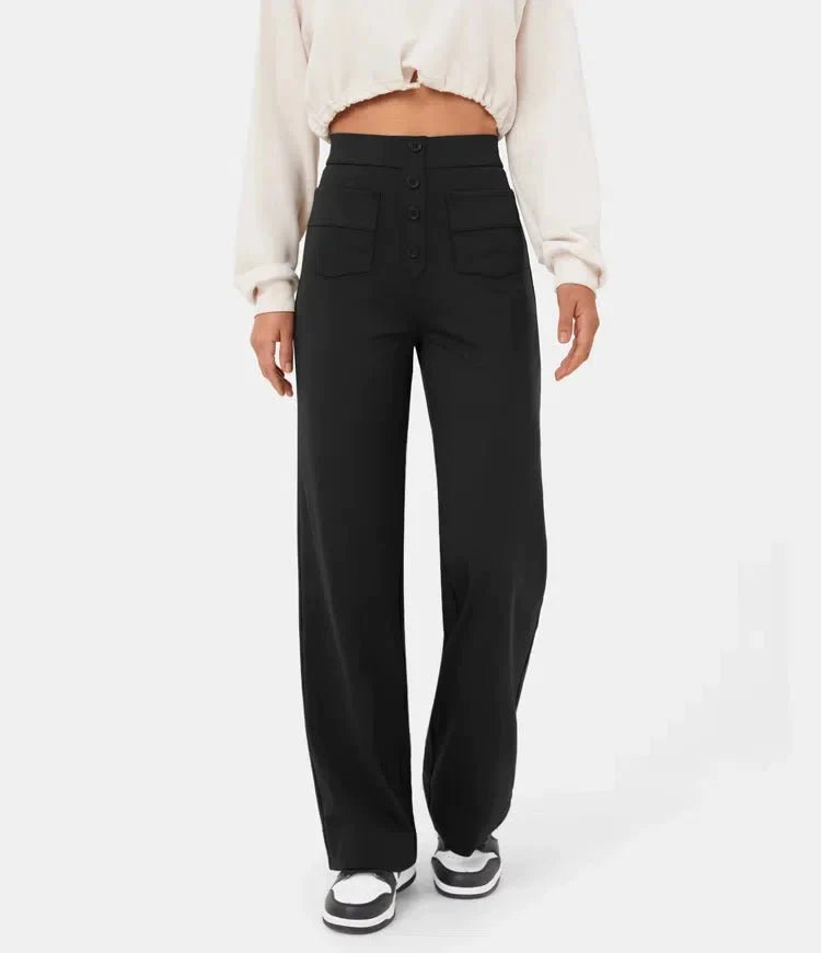 Stretchy High-Waist Women's Pants - Isabeau