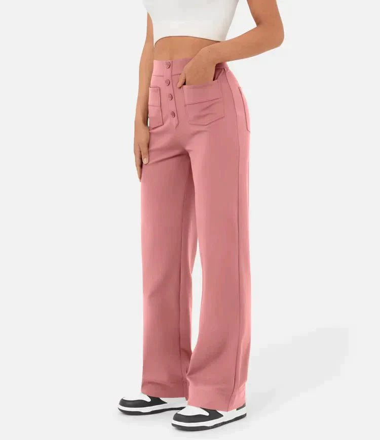 Stretchy High-Waist Women's Pants - Isabeau