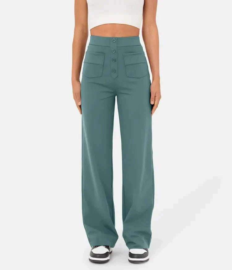 Stretchy High-Waist Women's Pants - Isabeau