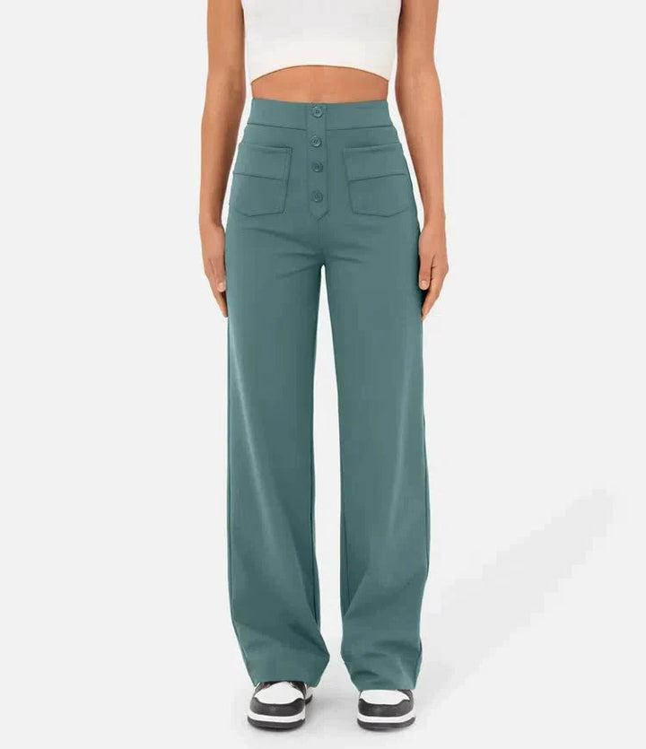 Stretchy High-Waist Women's Pants - Isabeau