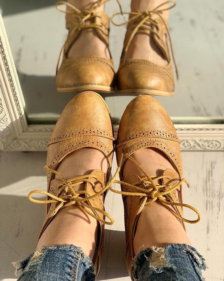 Ortodontyczne buty vintage - Lucia