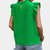 Classic Green Blouse for Women - Celeste