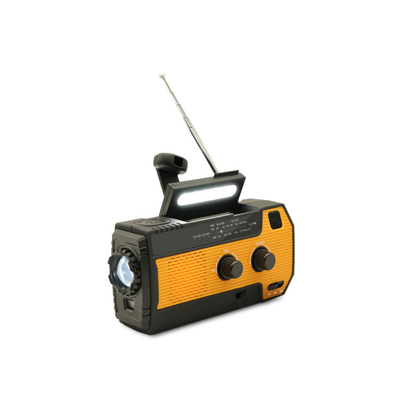 Portable Emergency Radio with Solar Power - PowerWave