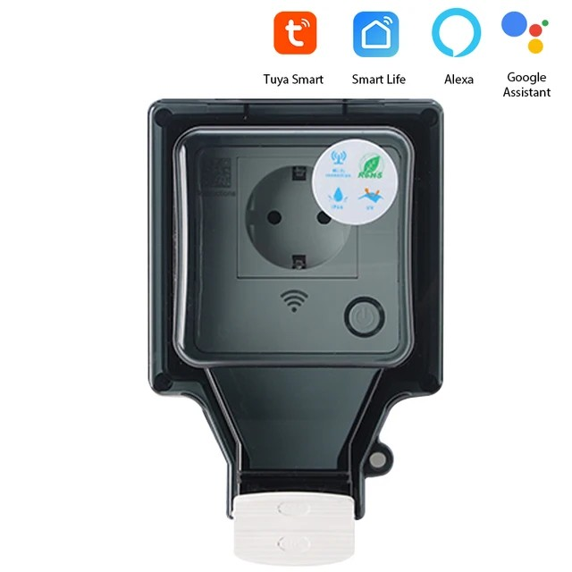 Smart WiFi Outdoor Plug with IP66 Waterproof Rating - Voltura