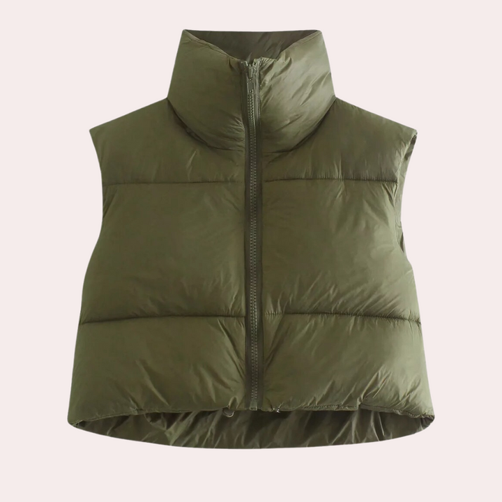 Quilted Short Women's Vest - Liora