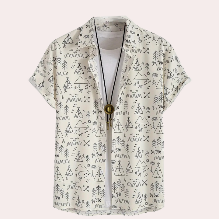 Casual Printed Shirt for Men - Emilio