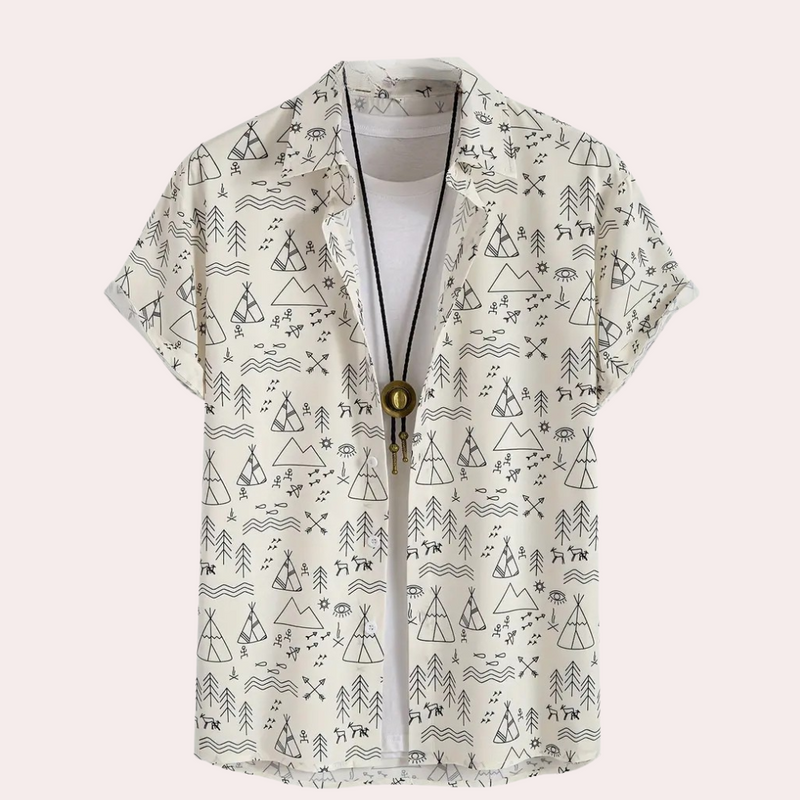 Casual Printed Shirt for Men - Emilio