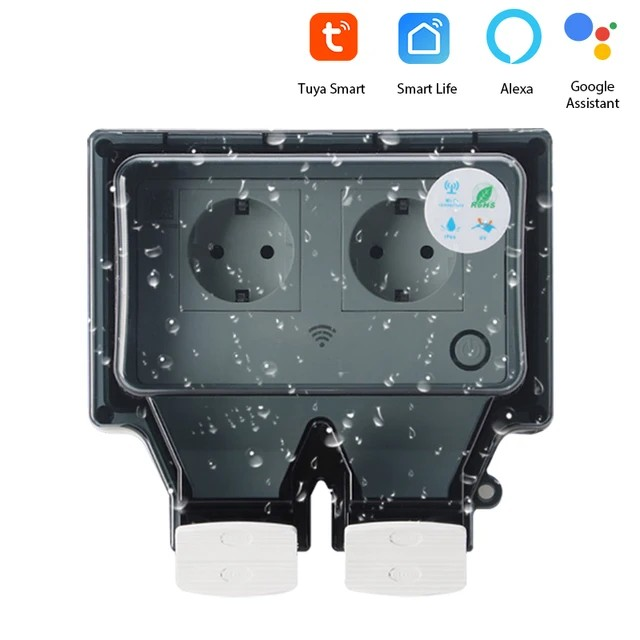 Smart WiFi Outdoor Plug with IP66 Waterproof Rating - Voltura